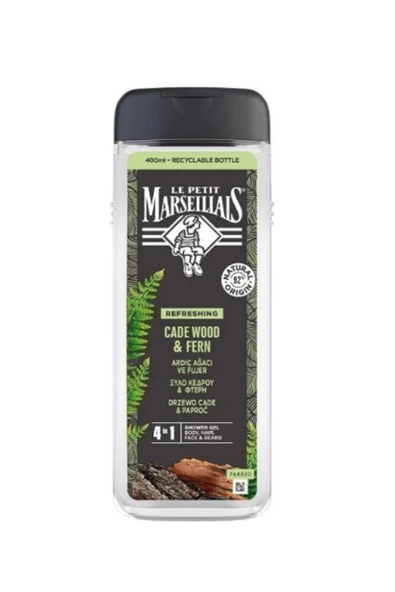Le Petit Marseillais Men Ardıç Ağacı Ve Füjer Duş Jeli 400 ml ürün görseli 1