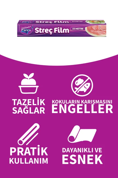 Parex Streç Film 33 metre - Resim 2