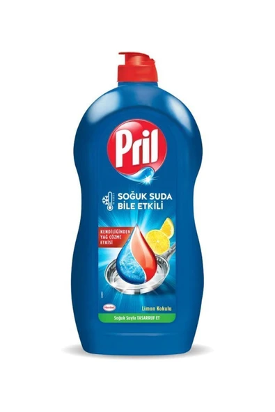 Pril Ultra Güç Sıvı Bulaşık Deterjanı Limon Kokulu 1350 g Hijyen Soğuk Suda Etkili ürün görseli 1