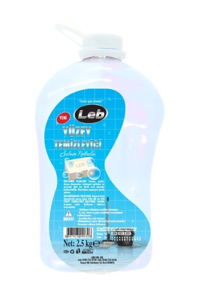 Leb Yüzey Temizleyici Beyaz Sabun Kokulu 2.5 kg ürün görseli 1