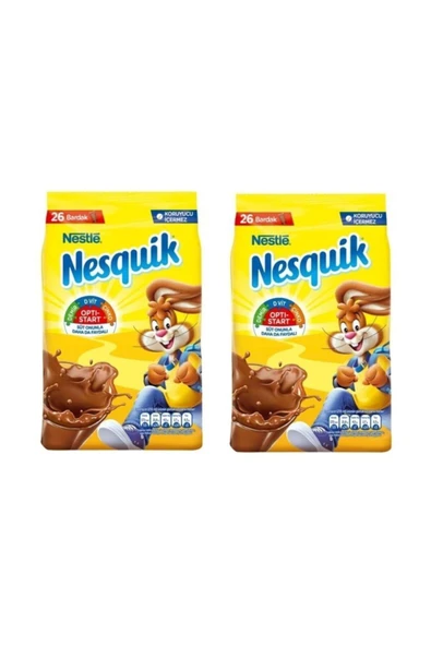 Nesquik Nestle Çikolatalı Sütlü Içecek Tozu 2 Adet X 375 gram ürün görseli 1