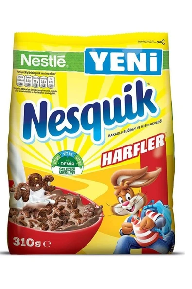 Nestle Nesquik Harfler Mısır Gevreği 310 gr ürün görseli 1