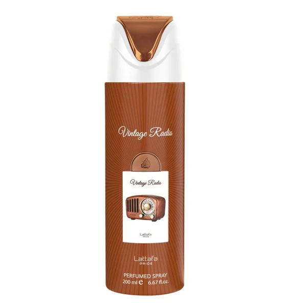Lattafa Pride Vintage Radio Bodyspray 200 ml Kadın Vücut Spreyi ürün görseli 1