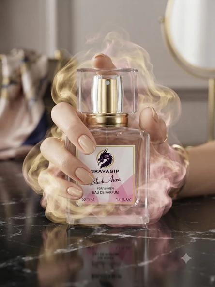 Blush Aura Premium Kadın Parfüm 50 ML EDP - Resim 3