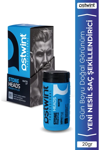 Ostwint Mavi Stone Matte Saç Şekillendirici Toz Wax 20 Ml ürün görseli 1