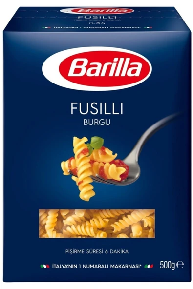 Barilla Fusilli Burgu Makarna 500 G ürün görseli 1