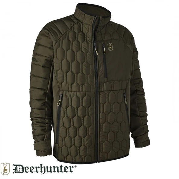 DEERHUNTER Mossdale Kapitone Yeşil Mont L ürün görseli 1