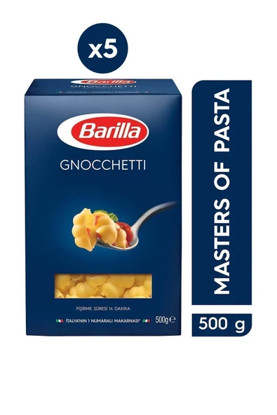 Barilla Deniz Kabuğu (GNOCCHETTİ) Makarna 500 G. 5'li ürün görseli 1