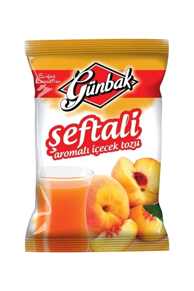 Günbak Şeftali Aromalı Oralet Toz Icecek250 gr ürün görseli 1