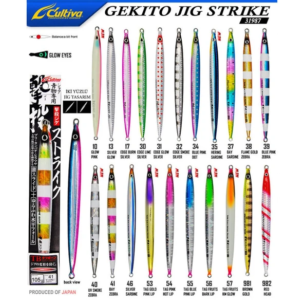 Owner Cultiva Gekito Strike 19cm 150gr Jig Yem ürün görseli 1