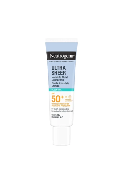 Neutrogena Ultra Sheer Oil Control Fluid SPF50+ Yüz Güneş Koruyucu, 50 ml ürün görseli 1