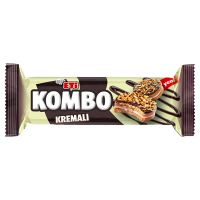 Eti Kombo Bisküvi 18 X 96 G Kremalı 2'li Ekonomik Paket ürün görseli 1