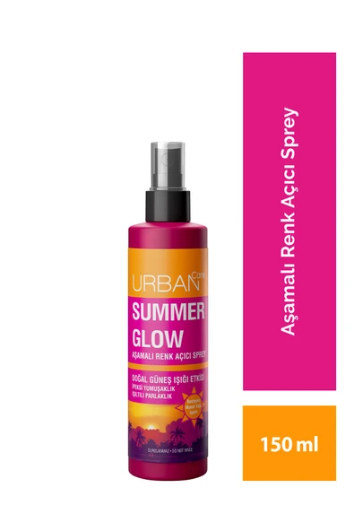 Urban Care Summer Glow Aşamalı Renk Açıcı Sprey-150ml-vegan ürün görseli 1