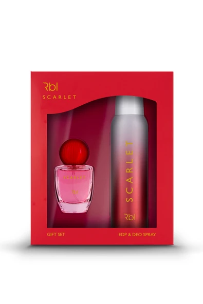 Rebul Scarlet Kofre 50 ml Kadın Parfüm (Deo Spray Hediyeli 150ml) ürün görseli 1