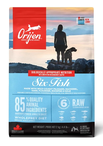 Orijen 6 Fish Tahılsız 6 Balıklı Tüm Yaşlar İçin Kedi Maması 2 Kg ürün görseli 1