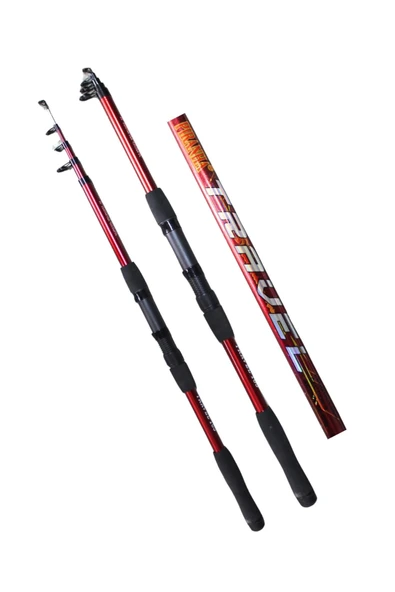 Travel 165cm 50-150gr Kırmızı Teleskopik Kamış ürün görseli 1