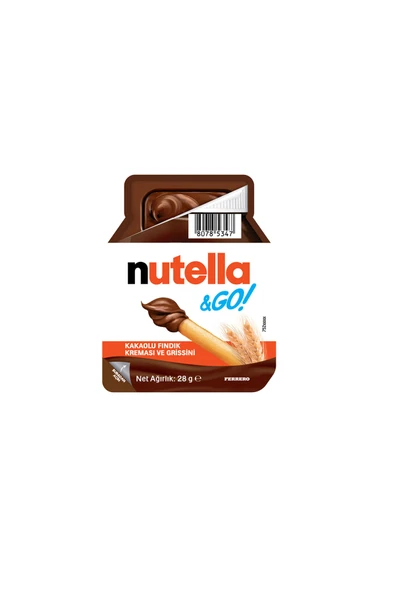 Nutella & go Kakaolu Fındık kreması ve Grissini 28gr ürün görseli 1