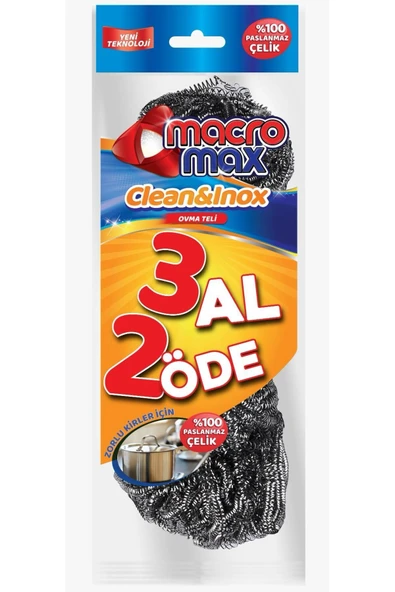 MacroBase Clean&ınox Ovma Teli Paslanmaz Çelik ürün görseli 1