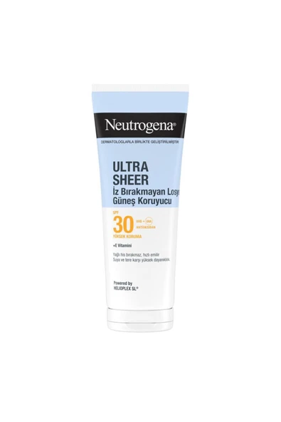 Neutrogena Ultra Sheer Nemlendirici Güneş Koruyucu Losyon SPF30, 200 ml ürün görseli 1