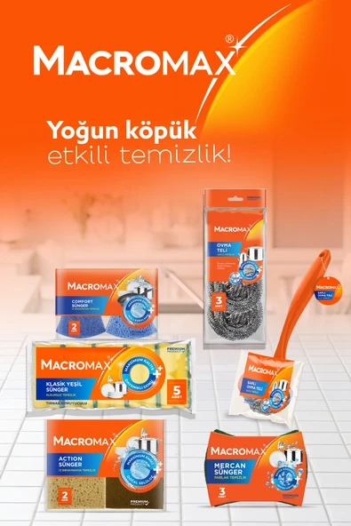 MACRO MAX Inox Paslanmaz Çelik Temizlik Süngeri - Resim 4