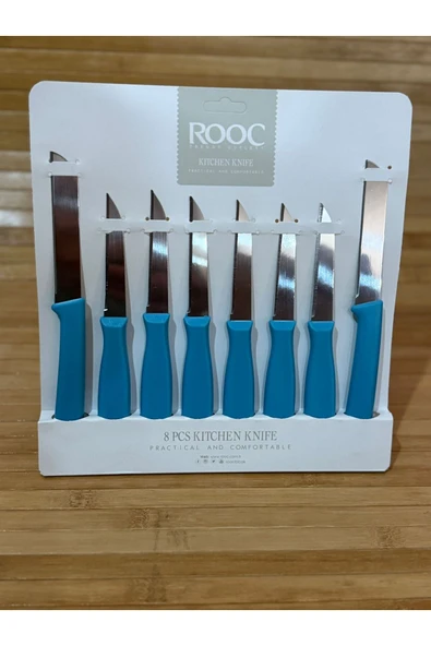 Rocc BİZ HOME 8 Lİ MEYVE&SEBZE BIÇAK SETİ ürün görseli 1