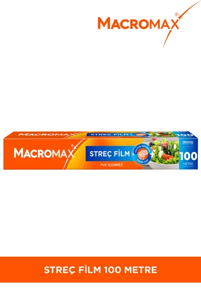 MACRO MAX Streç Film PVC İçermez Gıda Saklama Mutfak Streç Film Ekonomik Boy ürün görseli 1