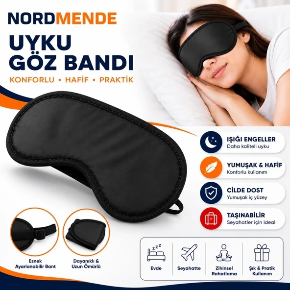 Uyku Göz Bandı | Premium Işık Geçirmez Göz Maskesi ürün görseli 1