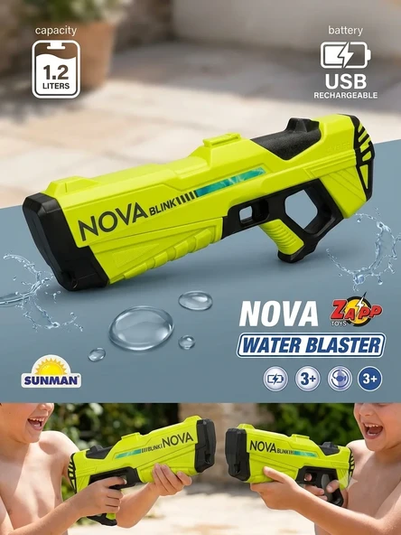 Şarjlı Su Tabancası Nova Blınks 3 7V USB 300ML ürün görseli 1