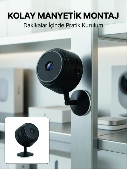 Mini Wi-Fi Güvenlik Kamerası A9 HD Görüntü Hareket Algılama ve Uzaktan Canlı İzleme ürün görseli 1