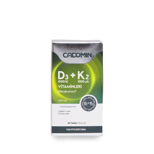 D3 + K2 Cadomin 60 G ürün görseli 1