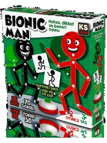Bionic Man Hafıza Dikkat Ve Beceri Oyunu ürün görseli 1