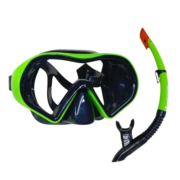 Star Diving Dalış Maskesi ve Snorkel Yetişkin - 51712-YEŞİL ürün görseli 1