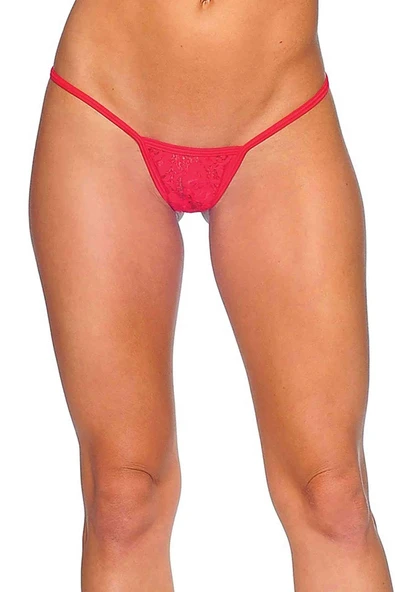 Kırmızı Dantelli Tanga TM1166 ürün görseli 1