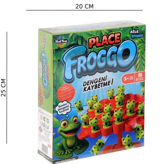 Froggo Kurbağa Denge Ebeveyn Çocuk Etkileşimi Oyunu Eğitici Oyuncak ürün görseli 1