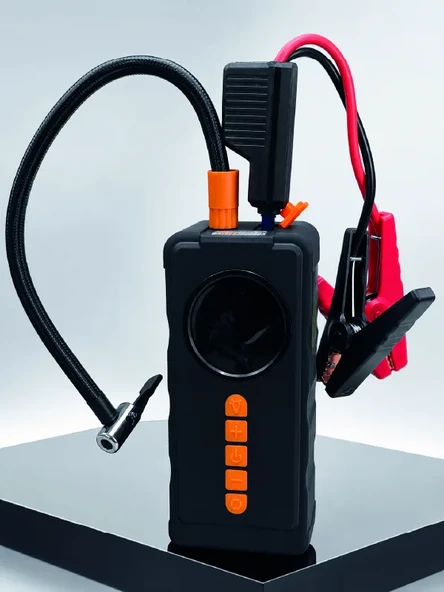 AKÜ TAKVİYELİ ARAÇ KOMPRESÖRÜ VM726 - Resim 3