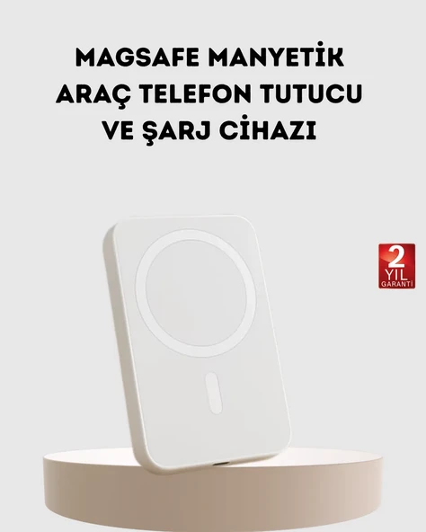 5000mAh Manyetik Powerbank – iPhone Serisi İçin Taşınabilir Kablosuz Şarj Cihazı ürün görseli 1