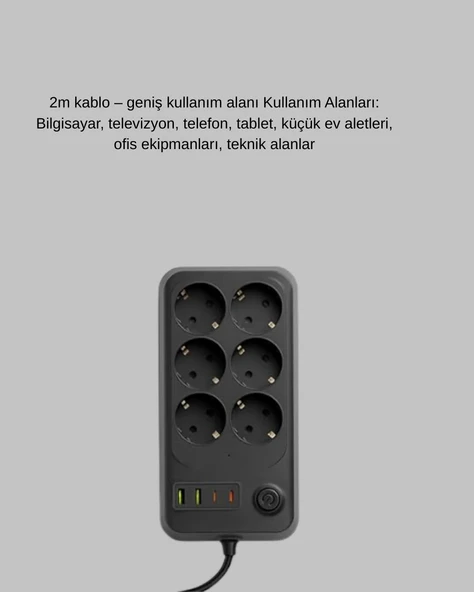 6LI PRİZ - Resim 4