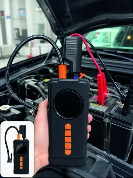 AKÜ TAKVİYELİ ARAÇ KOMPRESÖRÜ VM726 - Resim 4