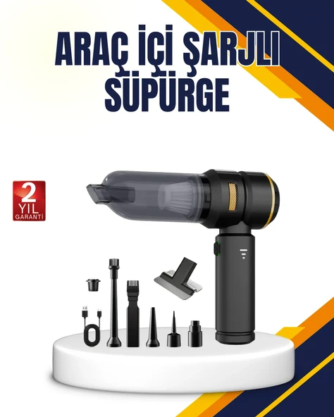 15000 PA Emiş Gücü ve Hava Üfleme Özellikli Şarjlı Süpürge ürün görseli 1