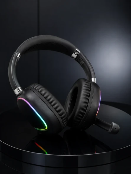 RGB SİYAH KULAKLIK MAX-17 - Resim 4