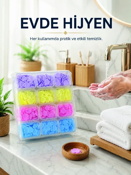 24 Adet Tek Kullanımlık Yaprak Sabun ürün görseli 1