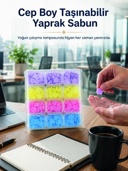 24 Adet Yaprak Sabun ile Pratik Hijyen ürün görseli 1