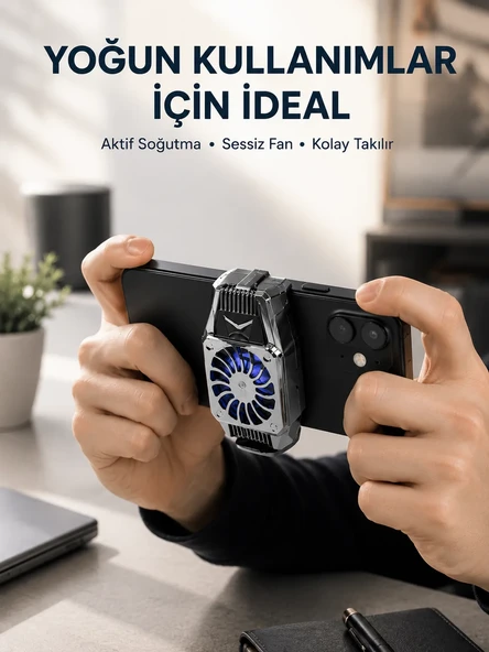 Telefon Isınmasını Azaltan Aktif Fanlı Soğutucu Sistemi ürün görseli 1