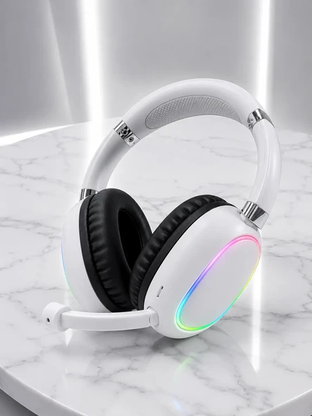 RGB BEYAZ KULAKLIK MAX-17 - Resim 2