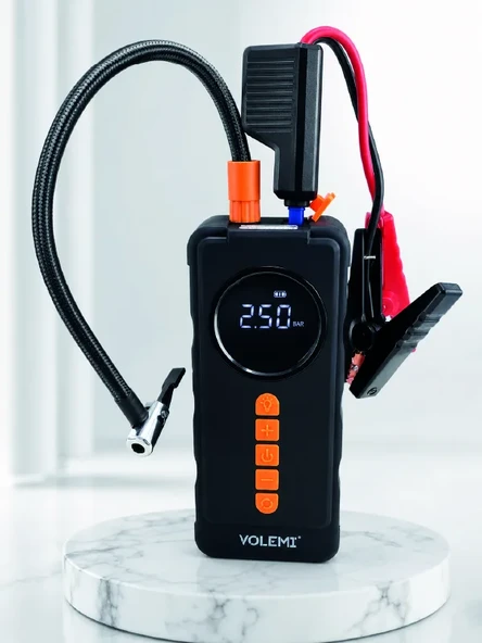 AKÜ TAKVİYELİ ARAÇ KOMPRESÖRÜ VM726 ürün görseli 1