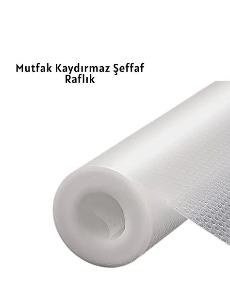 kaydırmaz şeffaf raflık ürün görseli 1