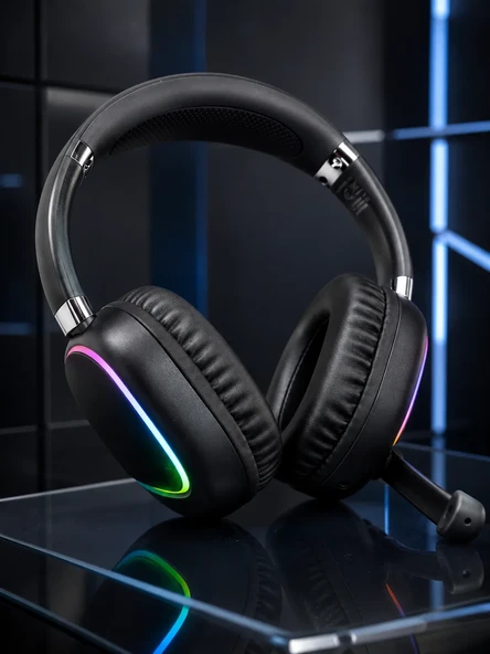 RGB SİYAH KULAKLIK MAX-17 - Resim 2