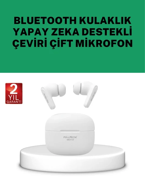 Gerçek Zamanlı Çeviri Özellikli Kablosuz Kulaklık Profesyonel Kullanım ürün görseli 1