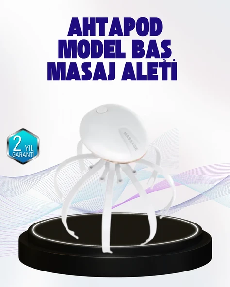 Taşınabilir Elektrikli Kafa Masaj Cihazı Sessiz Motor ve Ergonomik Tasarım ürün görseli 1