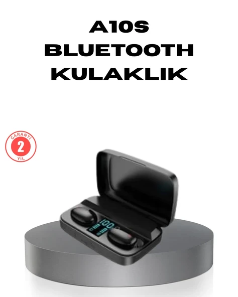 A10s TWS Bluetooth 5.0 Kulaklık – Powerbank’li Şarj Kutusu, Dokunmatik Kontrol, Gerçek Stereo ürün görseli 1